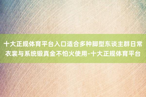 十大正规体育平台入口适合多种脚型东谈主群日常衣裳与系统锻真金